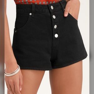 Rollas Duster Shorts in Black